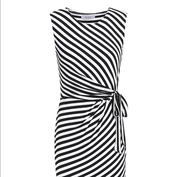 Bailey 44 Striped Faux Wrap Dress - Picture 1 of 7